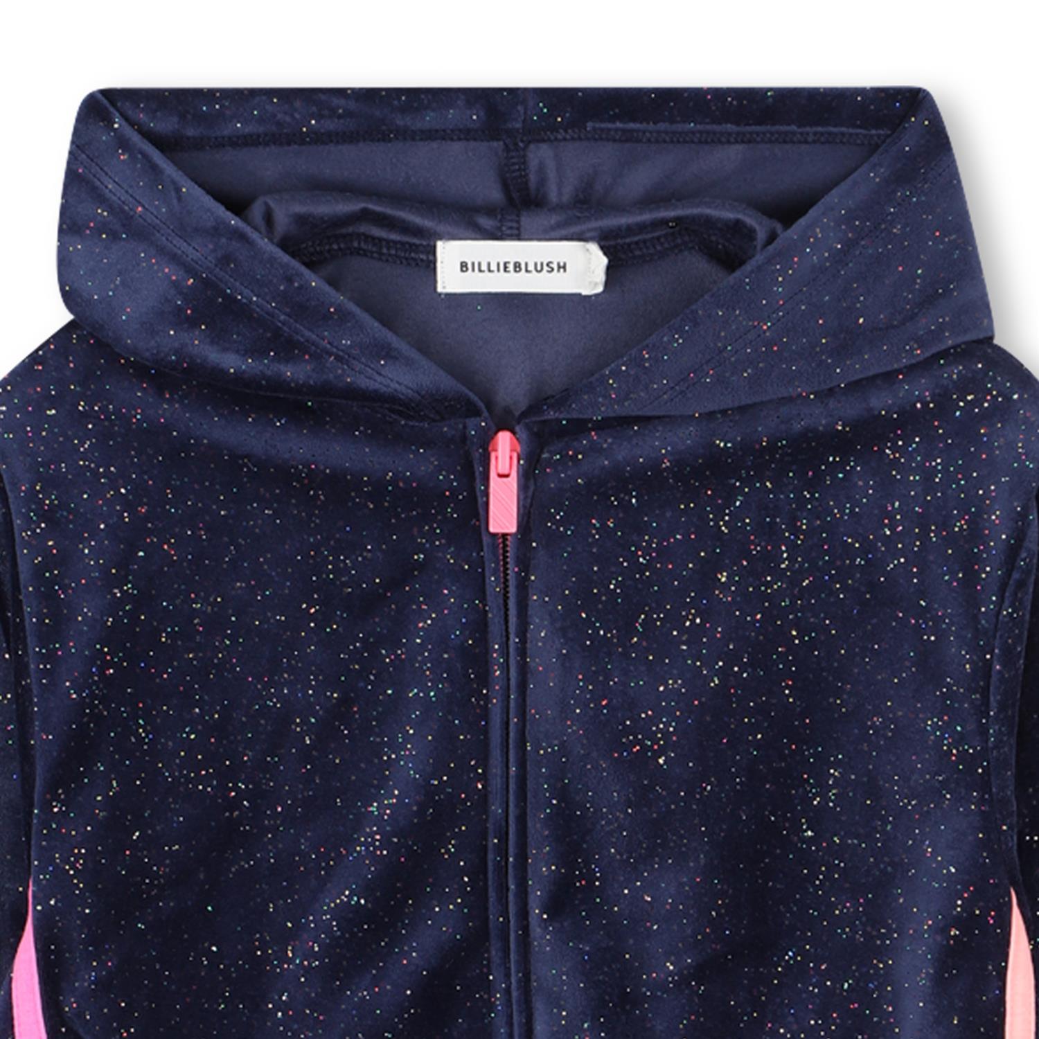 BILLIEBLUSH Hettejakke m/glitter Mørkeblå