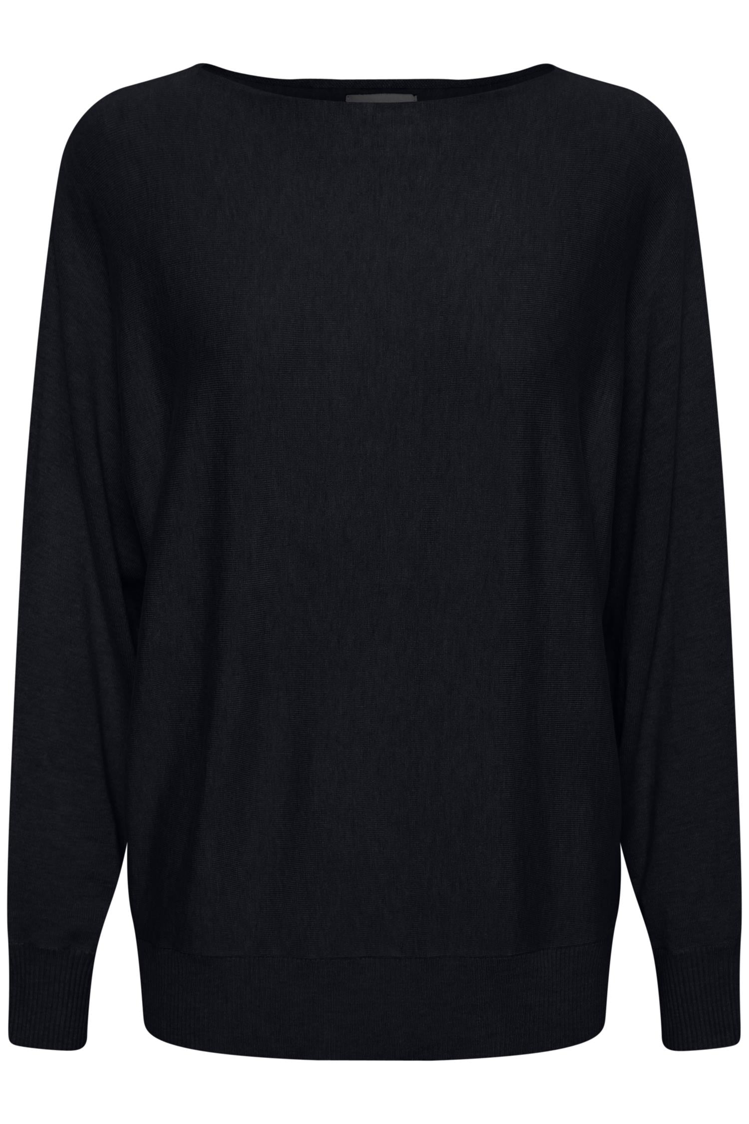 CULTURE Annemarie batwing jumper Sort