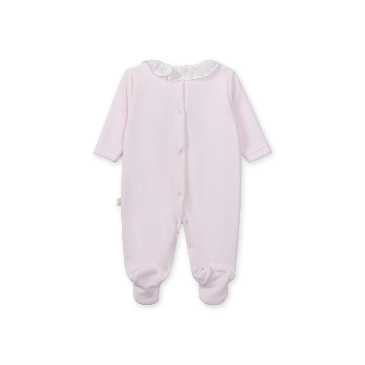 BABY GI Velourdress m/Fot,Sweet Teddy Rosa