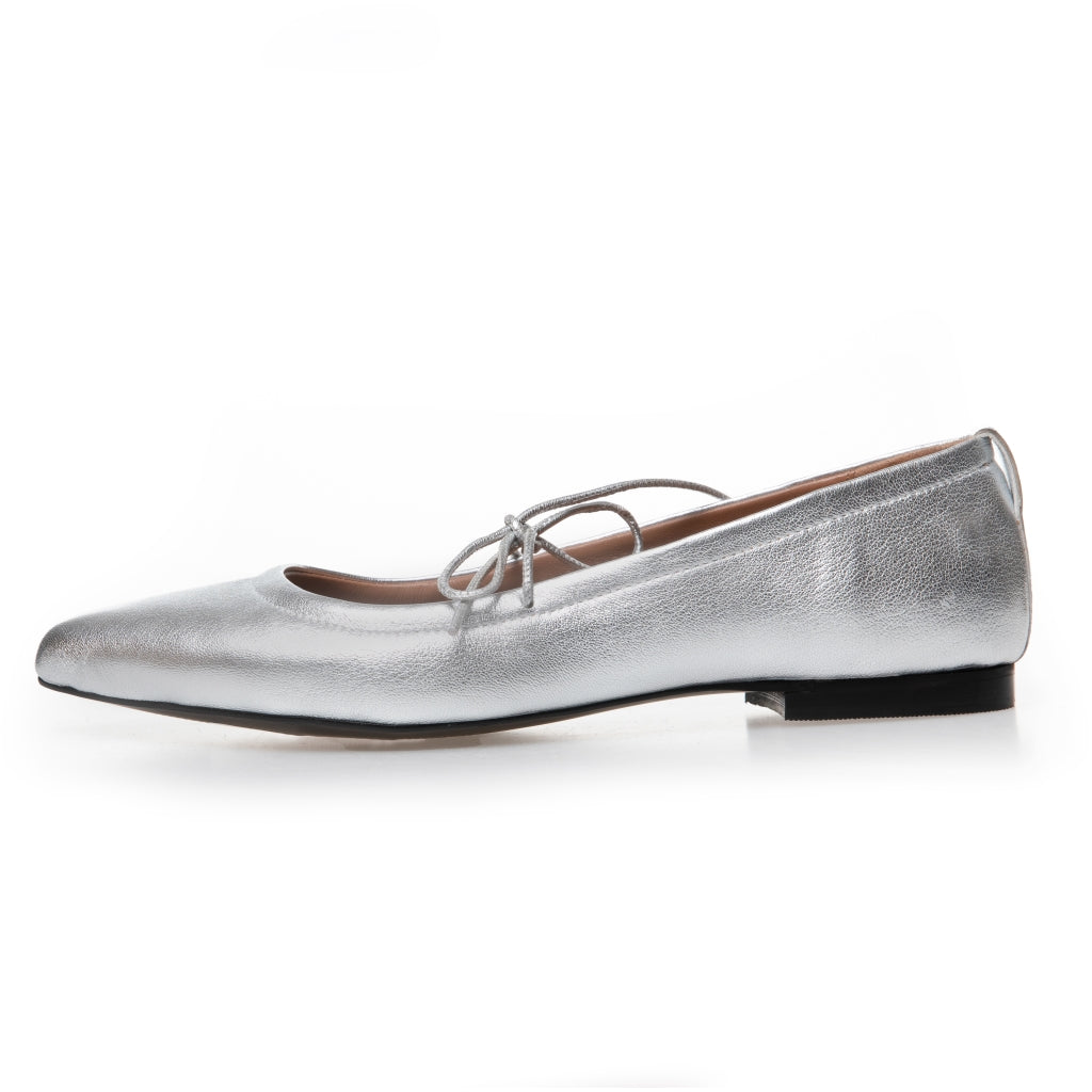 COPENHAGEN SHOES A Beauty - Ballet Flats Sølv