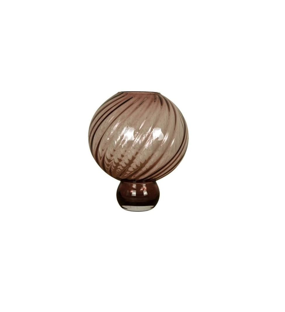 SPECKTRUM Swirl Vase Topaz