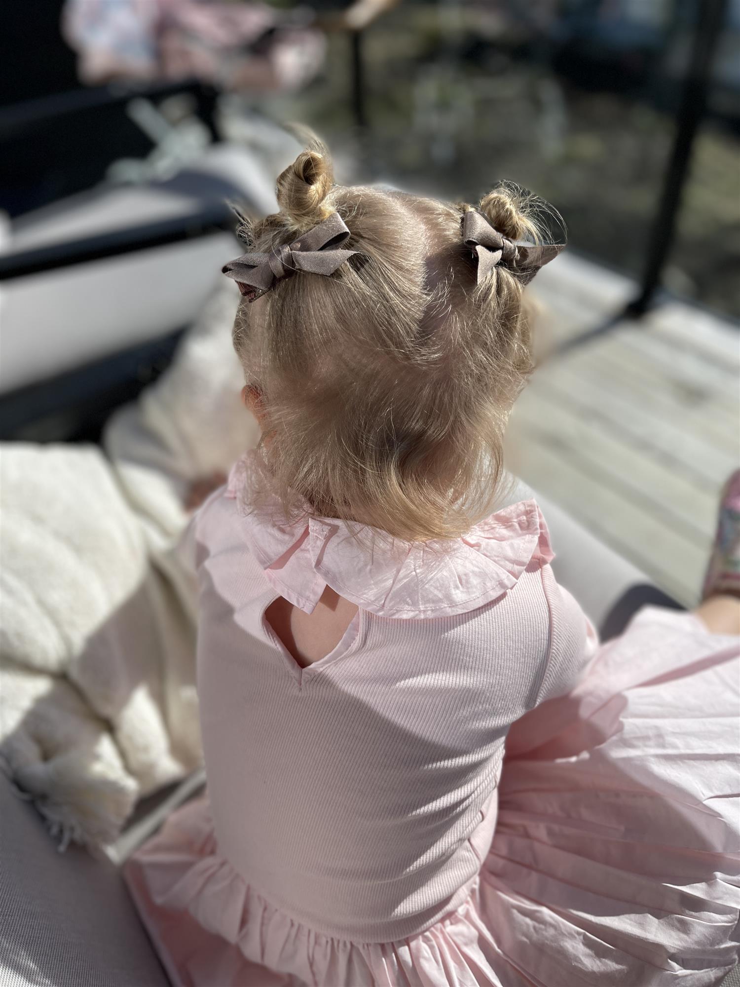 MOLO 0-4ÅR Crystala Kjole m/rysjer,Baby Dus Rosa