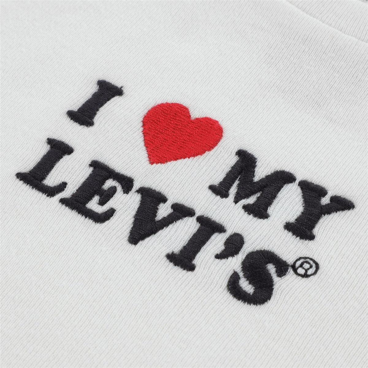 LEVIS 4-14ÅR T-skjorte m/broderi Hvit