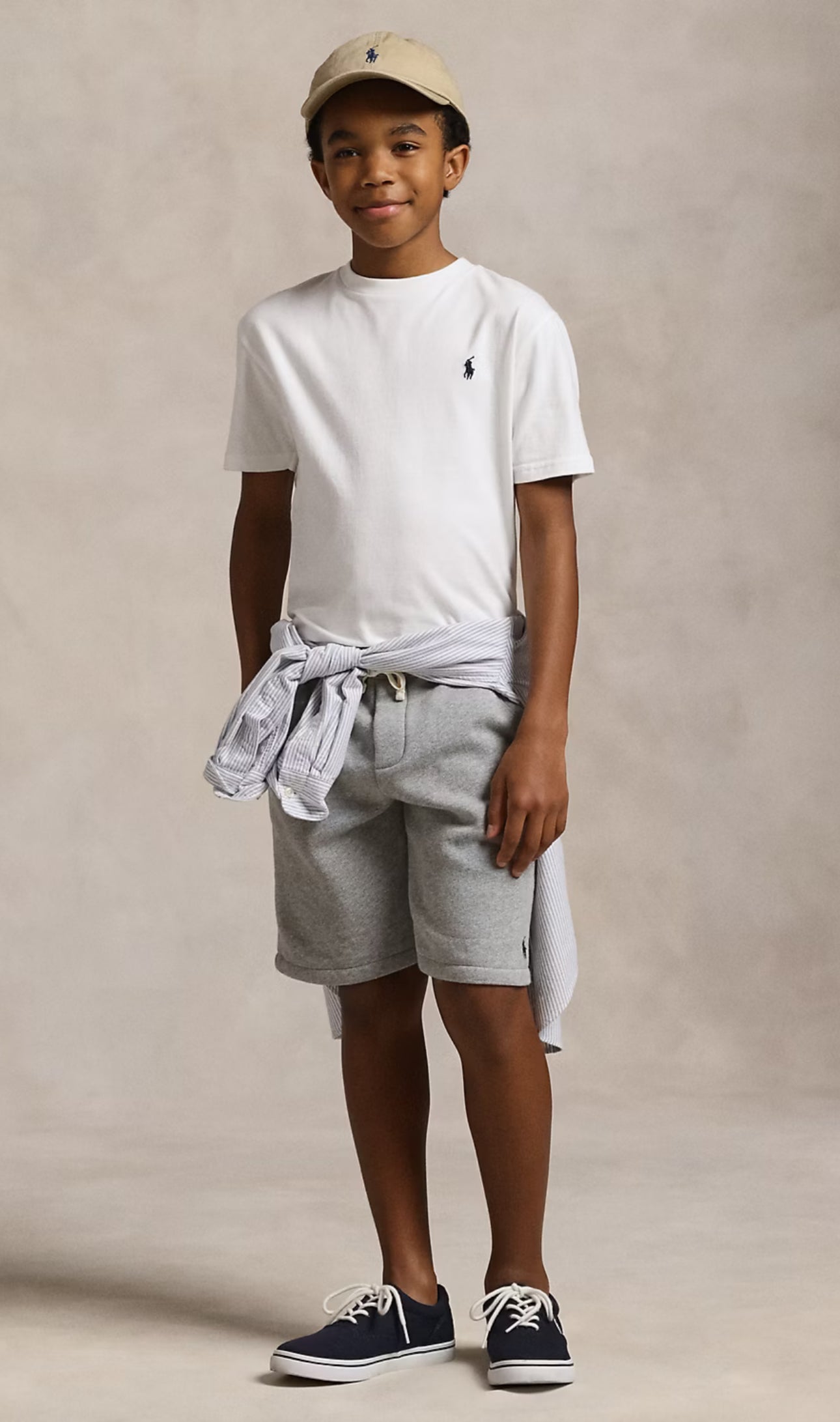 RALPH LAUREN 8-16År T-skjorte liten logo Hvit