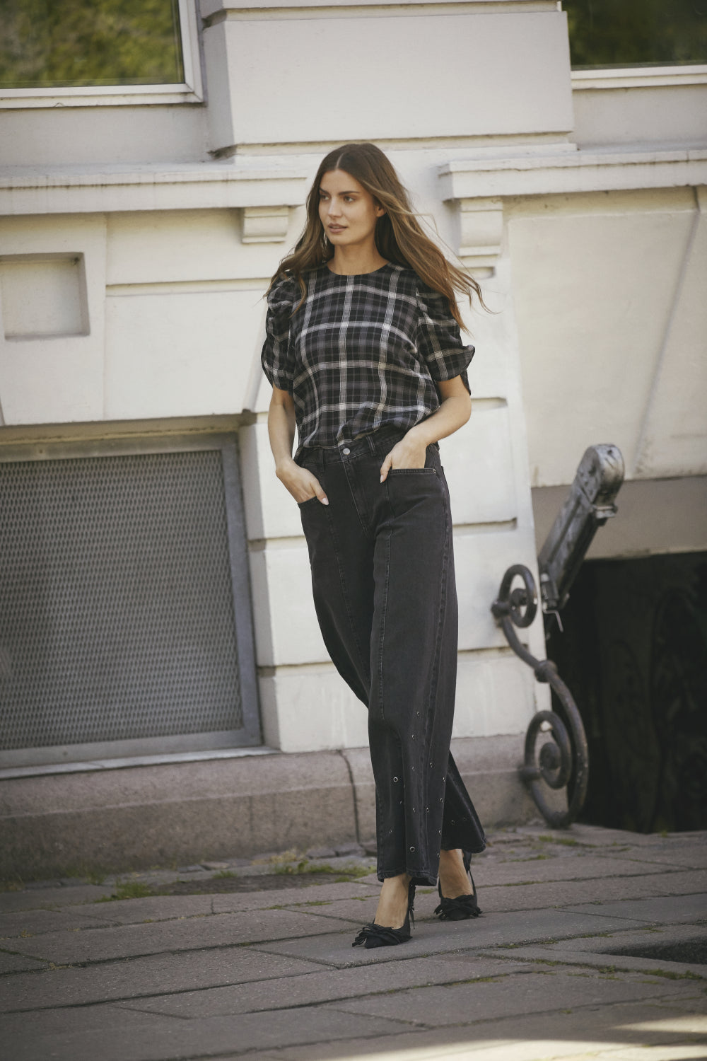 CO´ COUTURE Sally Check Blouse