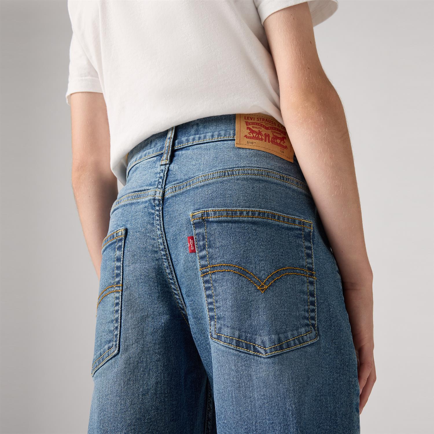 LEVIS 4-14ÅR 551Z Authentic Straight Jeans Blå
