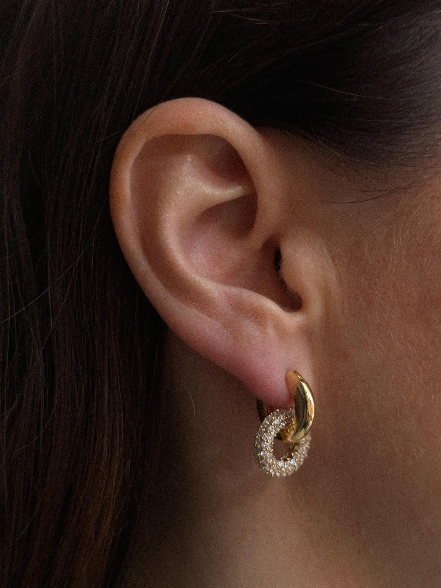 PICO Emmeline Crystals Hoops