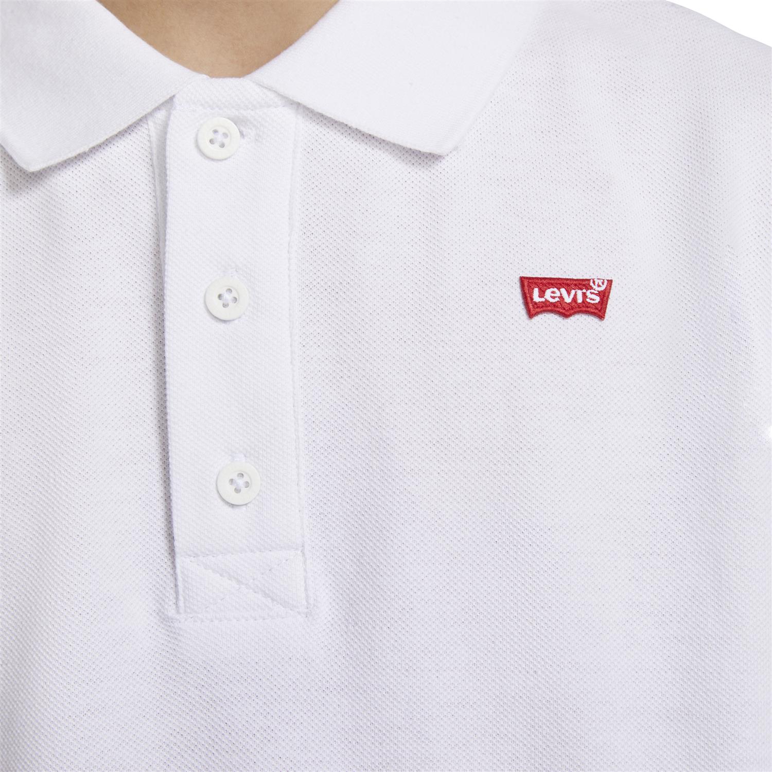 LEVIS T-skjorte m/krage Hvit