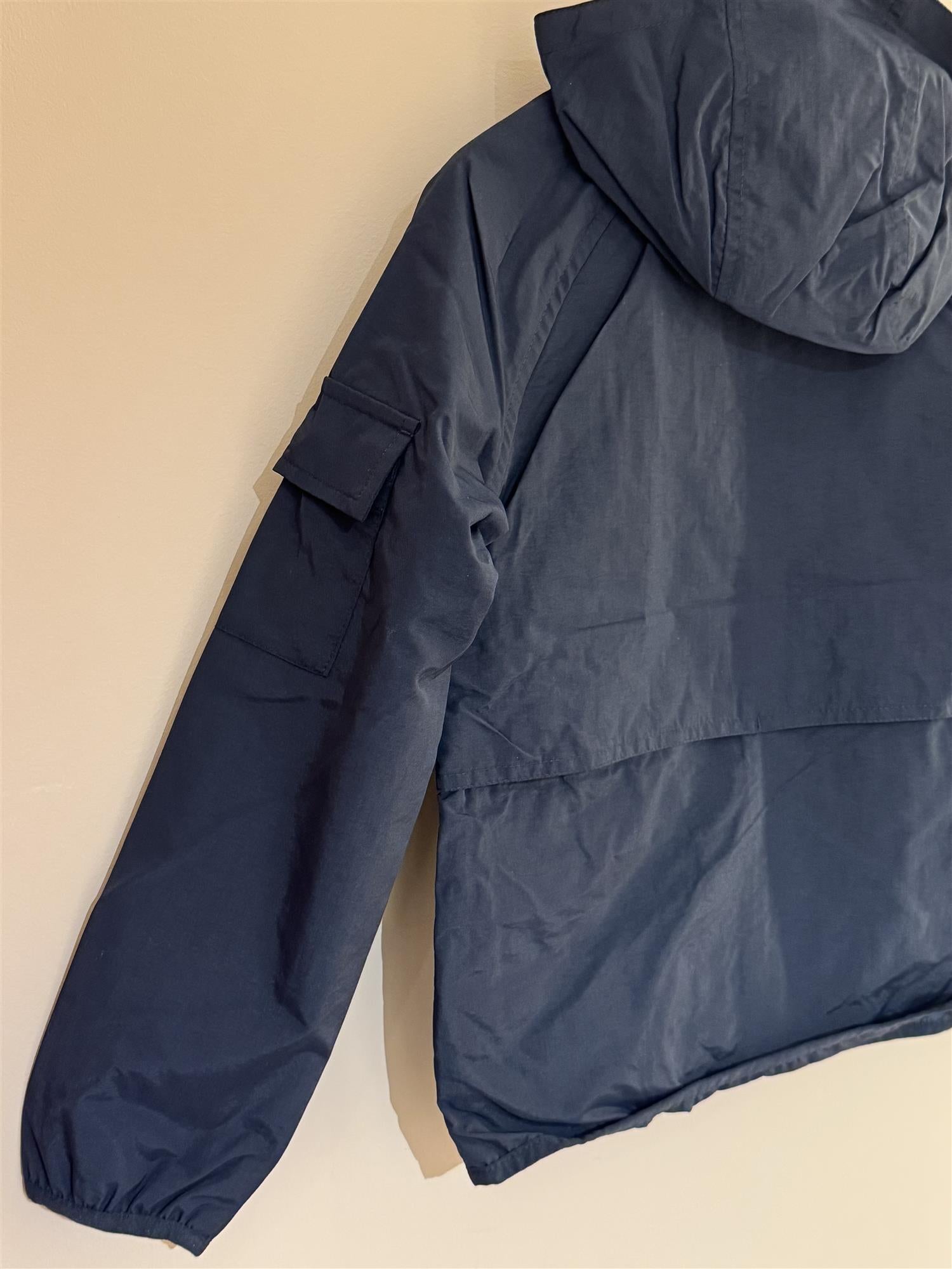 LYLE & SCOTT Hooded Windbreaker Jacket Mørkeblå - Farmor Ingvarda