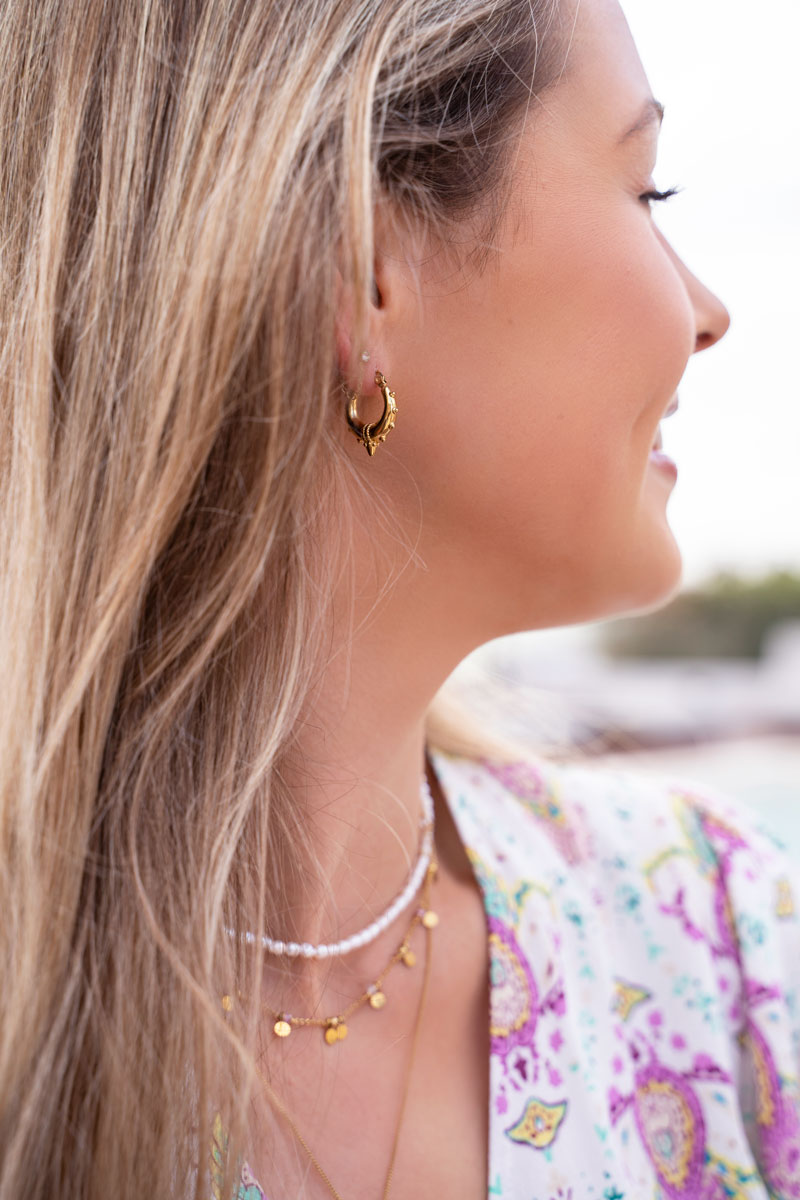 My Jewellery Chunky earrings gold