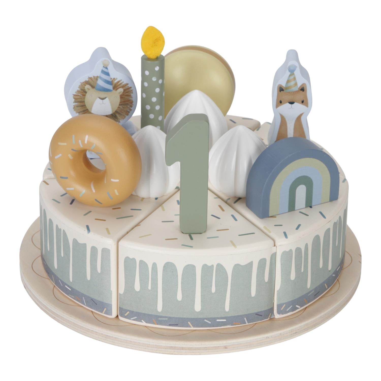 LITTLE DUTCH Bursdagskake,blå