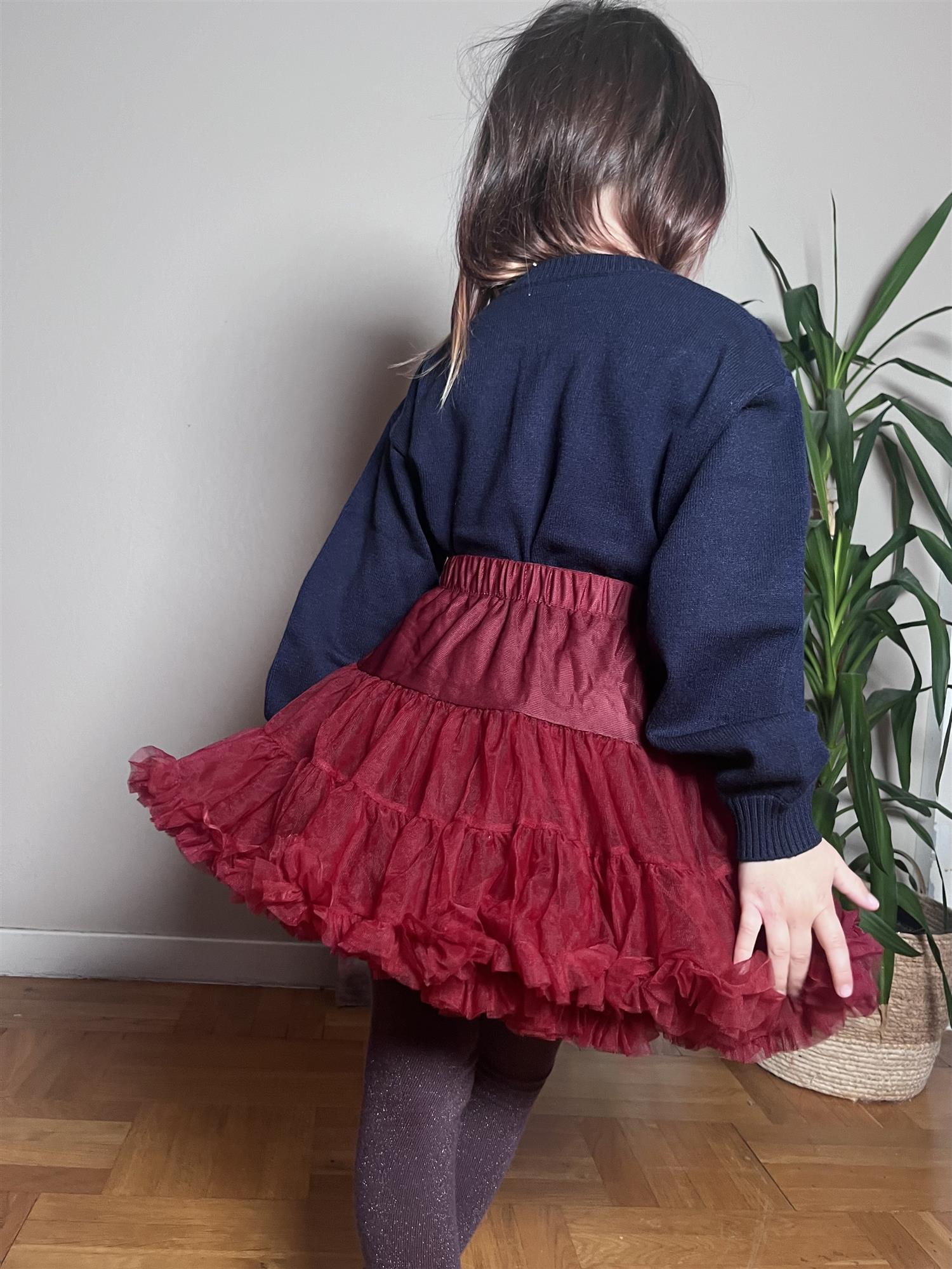 PRINSESSEFIN Tutu skirt Vinrød