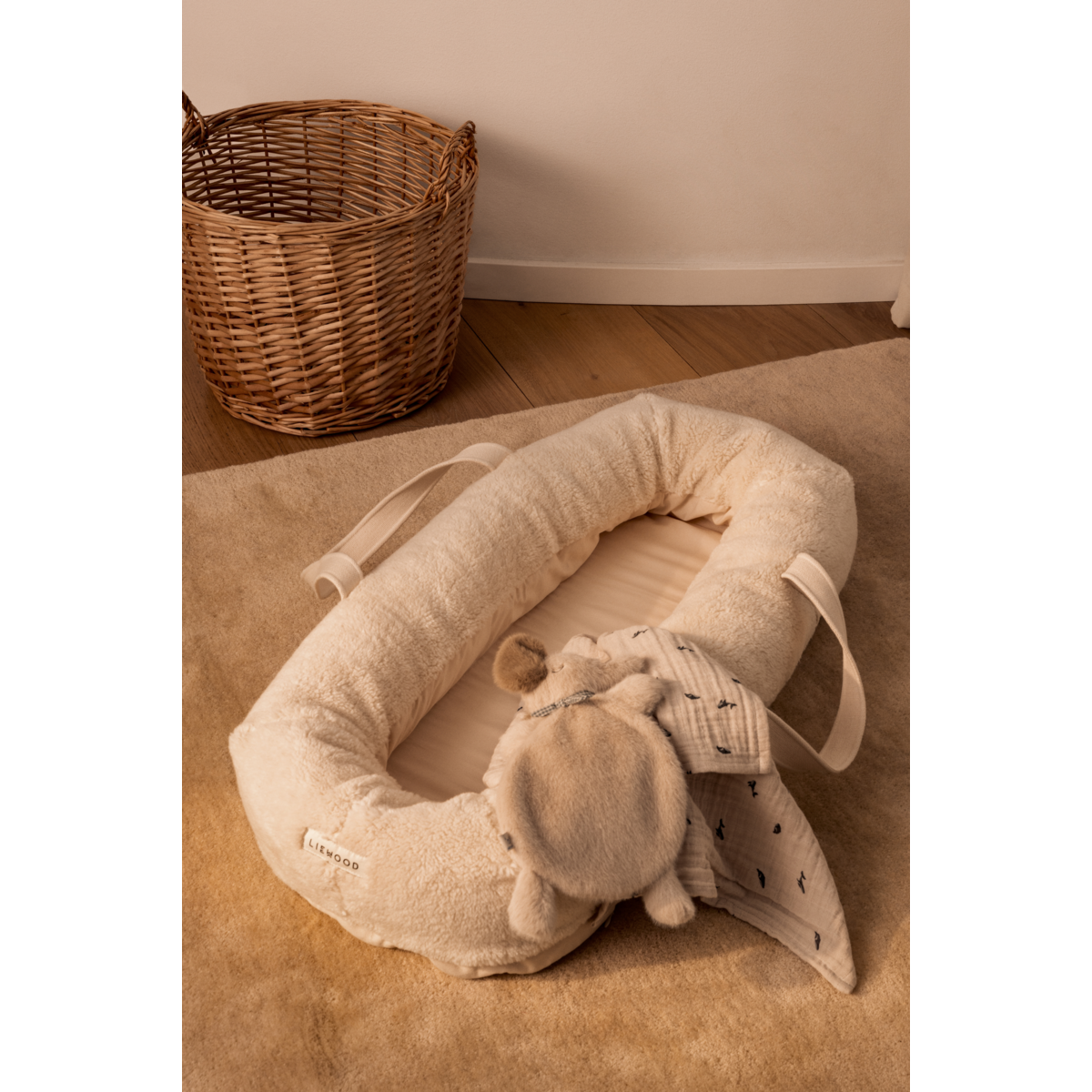 LIEWOOD 2pk Lewis Muslin cloth,Whale
