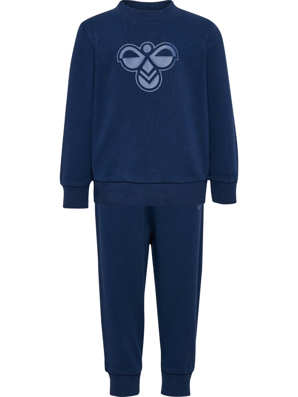 HUMMEL 0-4ÅR Jersey Crewsuit Bee Mørkeblå