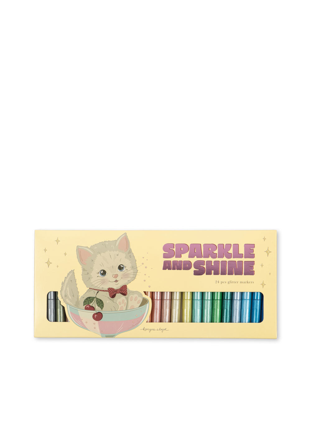 KONGES SLØJD Glitter Markers 24 stk