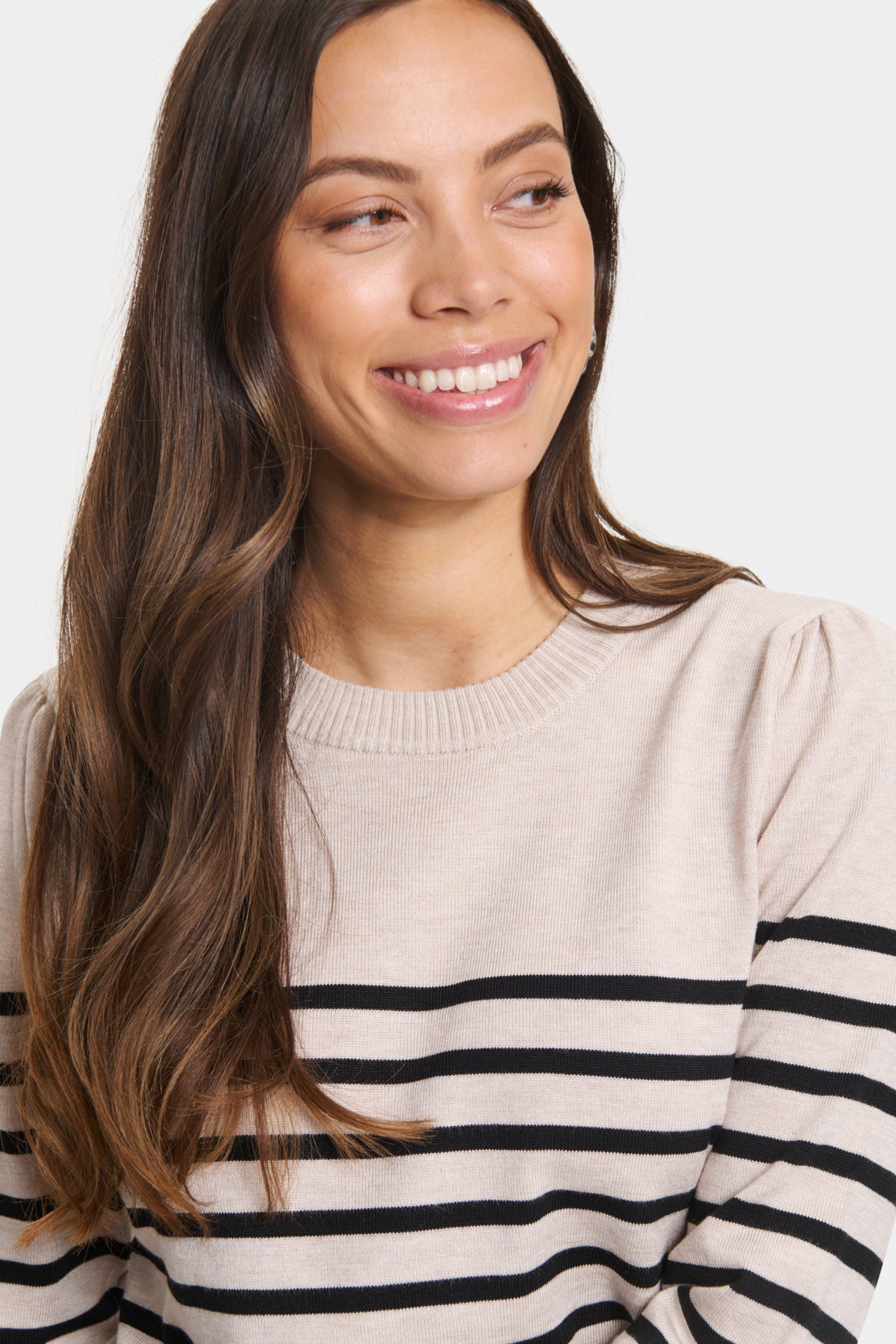 SAINT TROPEZ Mila Striped Pullover
