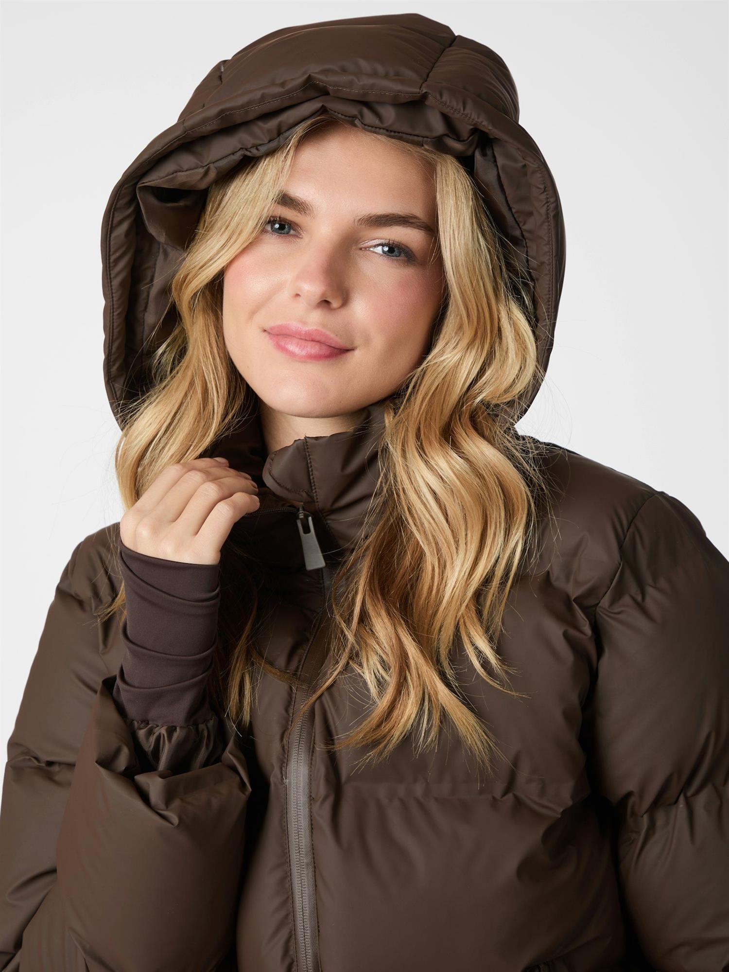 NEO NOIR Fox C Puffer Jacket Dark Brown