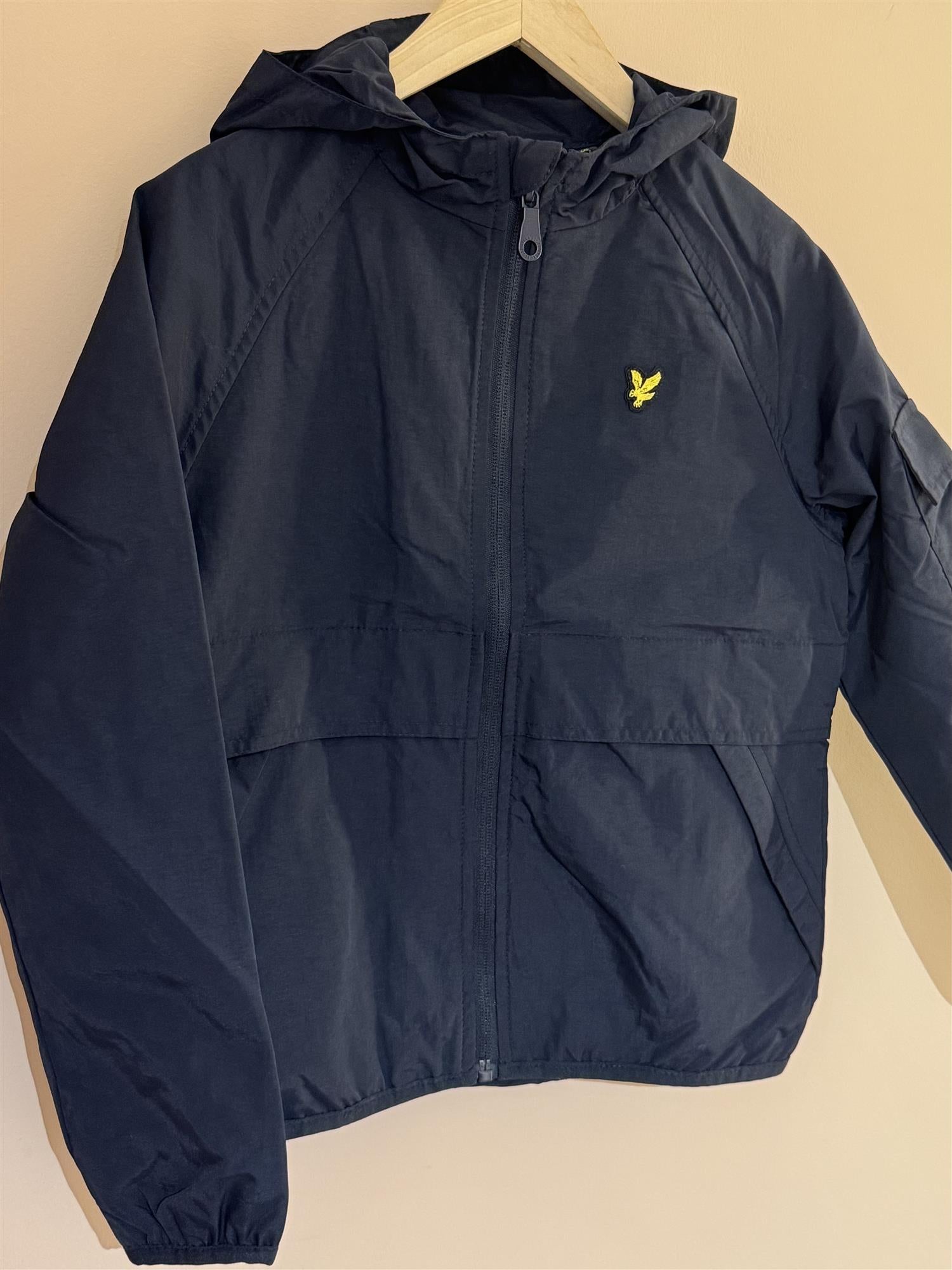 LYLE & SCOTT Hooded Windbreaker Jacket Mørkeblå - Farmor Ingvarda