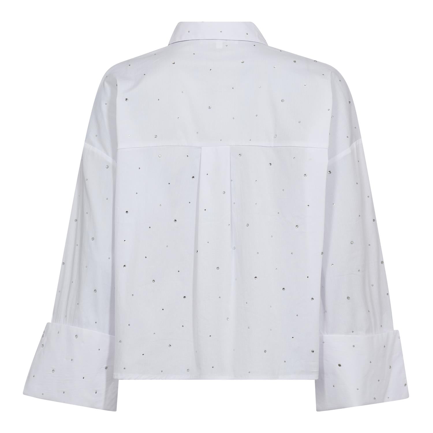 CO´ COUTURE Leni Wide Cuff Stone Shirt