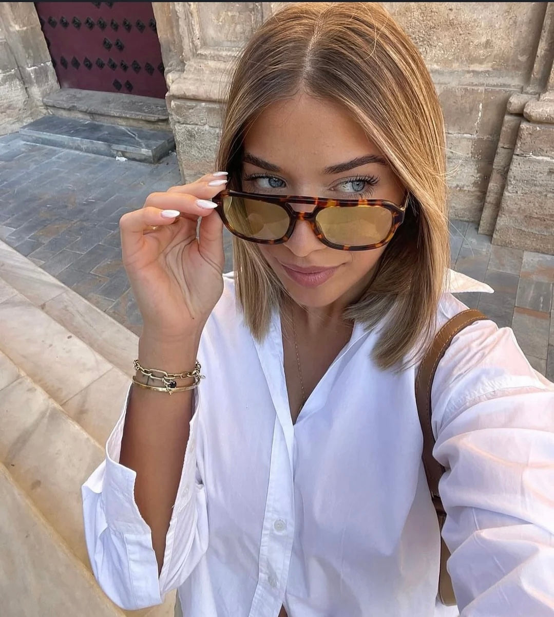 JUDI EYEWEAR Malia Tortoise Green