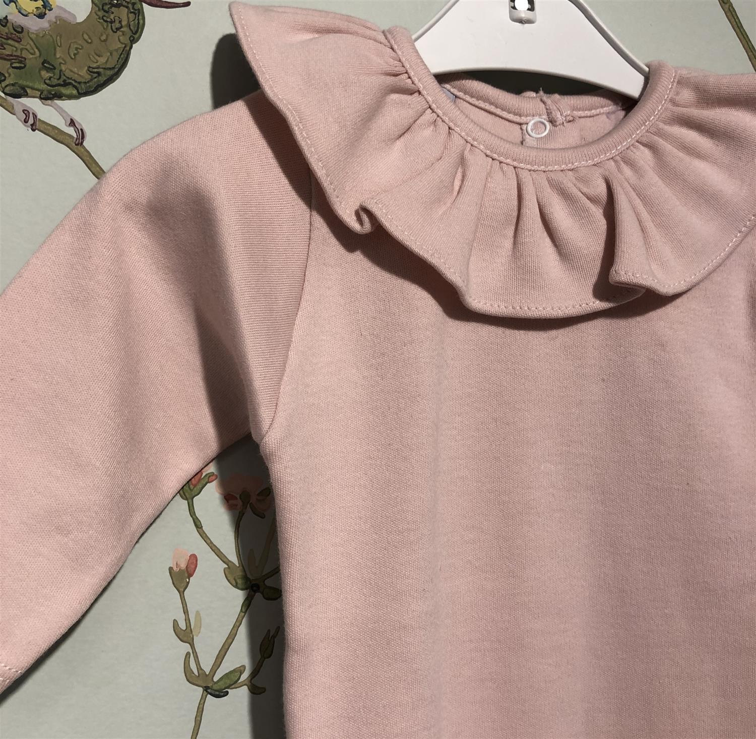 BABIDU 1117 Body m/rysjekrage Gammelrosa
