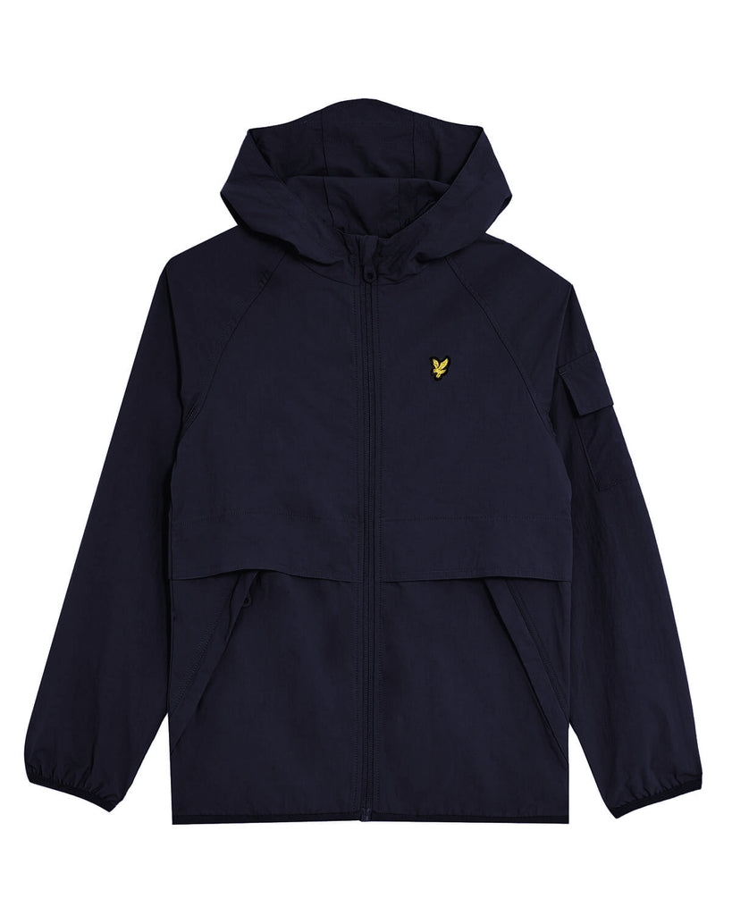LYLE & SCOTT Hooded Windbreaker Jacket Mørkeblå - Farmor Ingvarda
