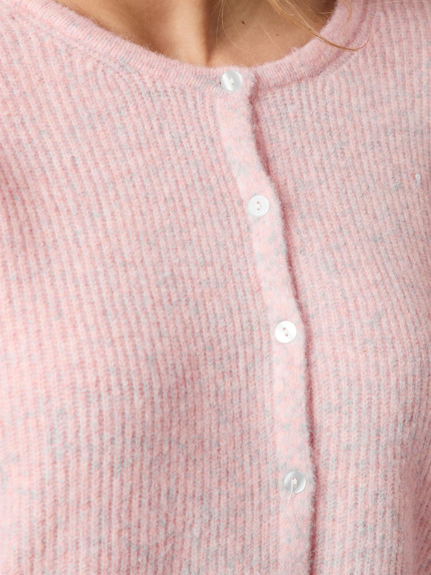 NEO NOIR Vilja Knit Cardigan Pink