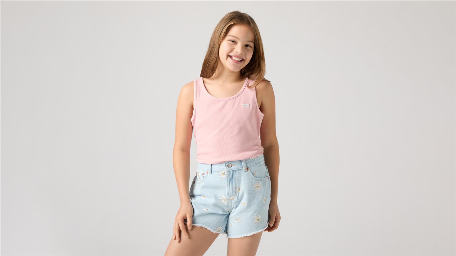 LEVIS 4-14ÅR Singlet Rosa