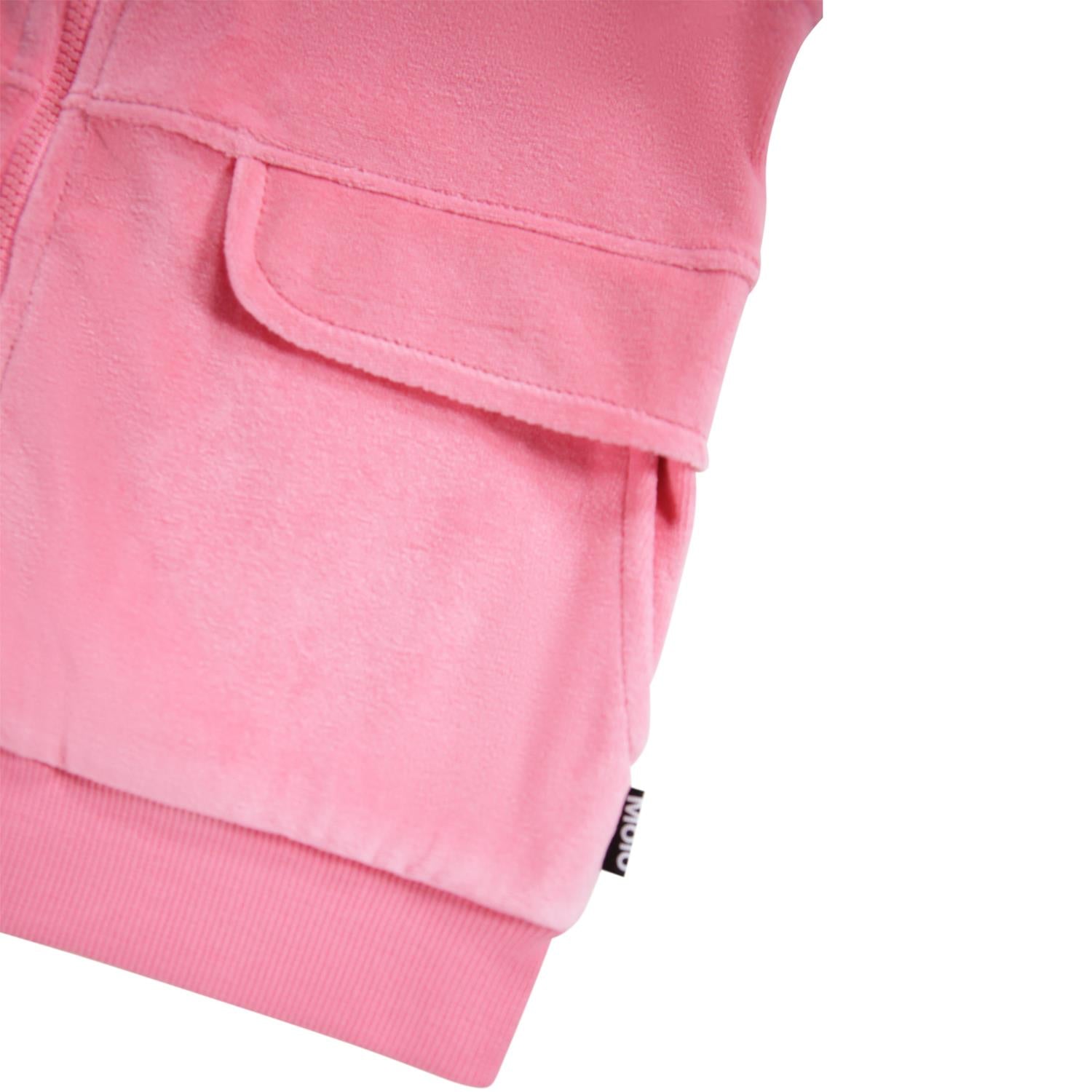 MOLO 4-12ÅR Malika Jakke Velour Korall