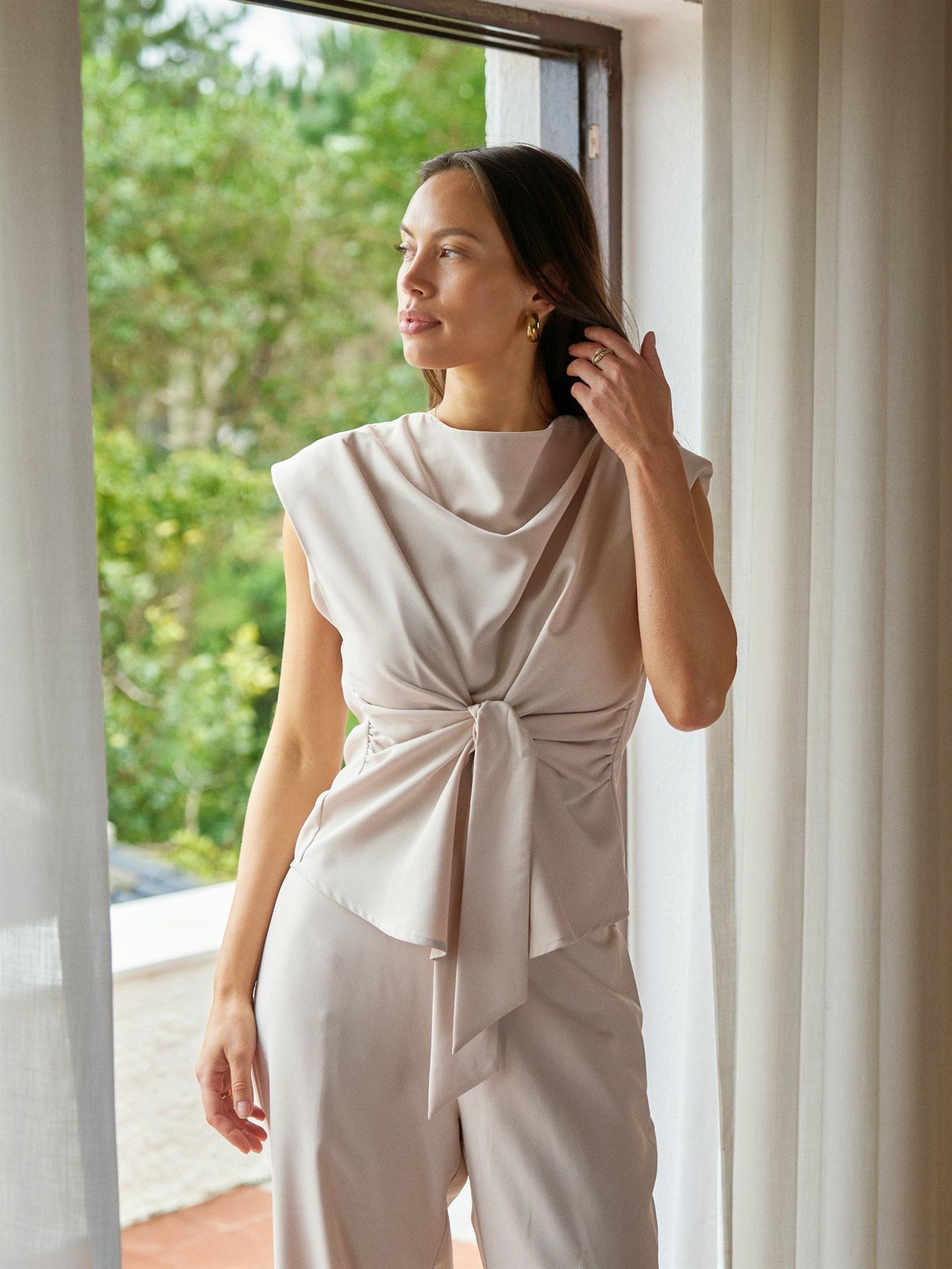 NEO NOIR Katarim Crepe Top
