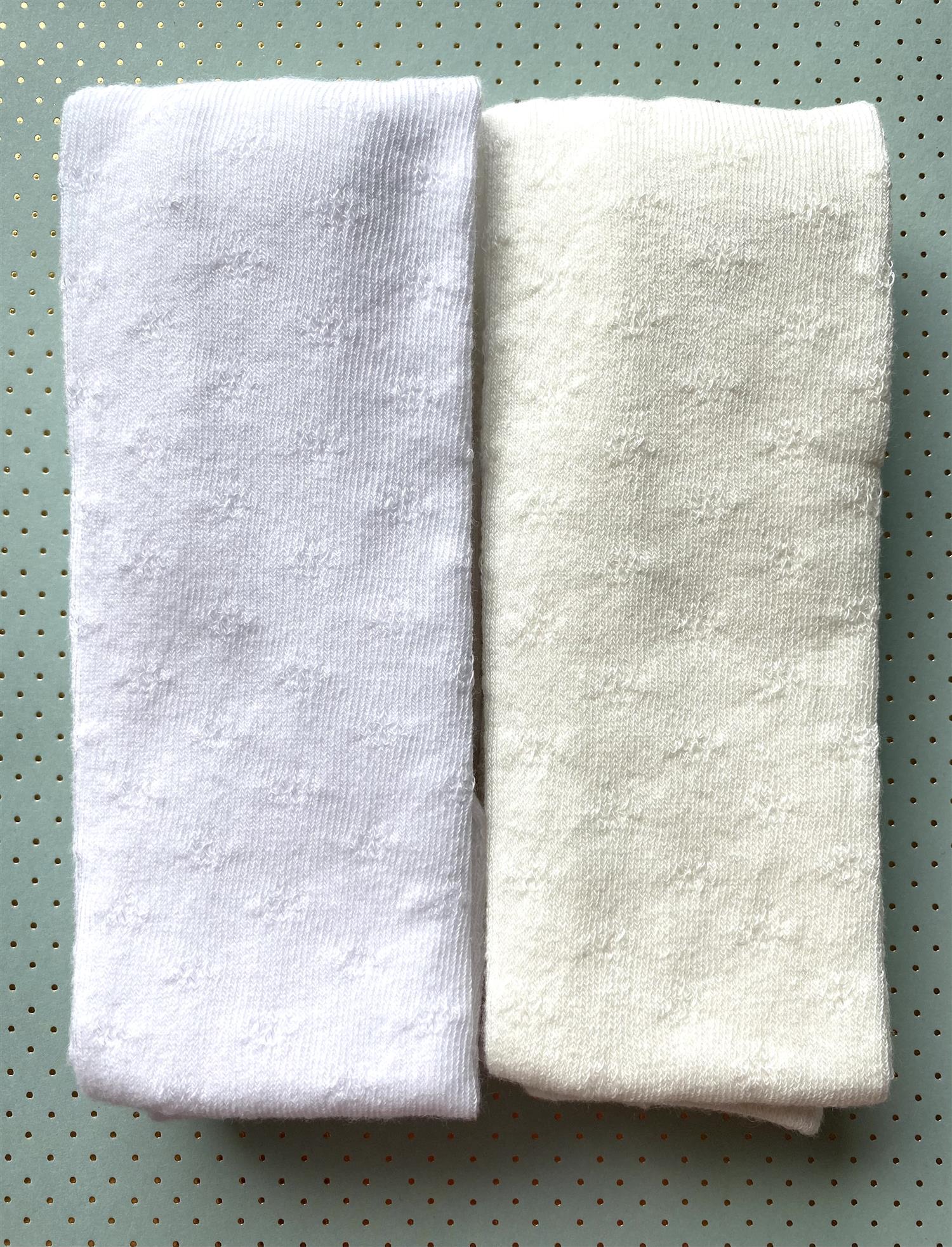 MP Str. bukse m/ blondemønster,hvit Hvit