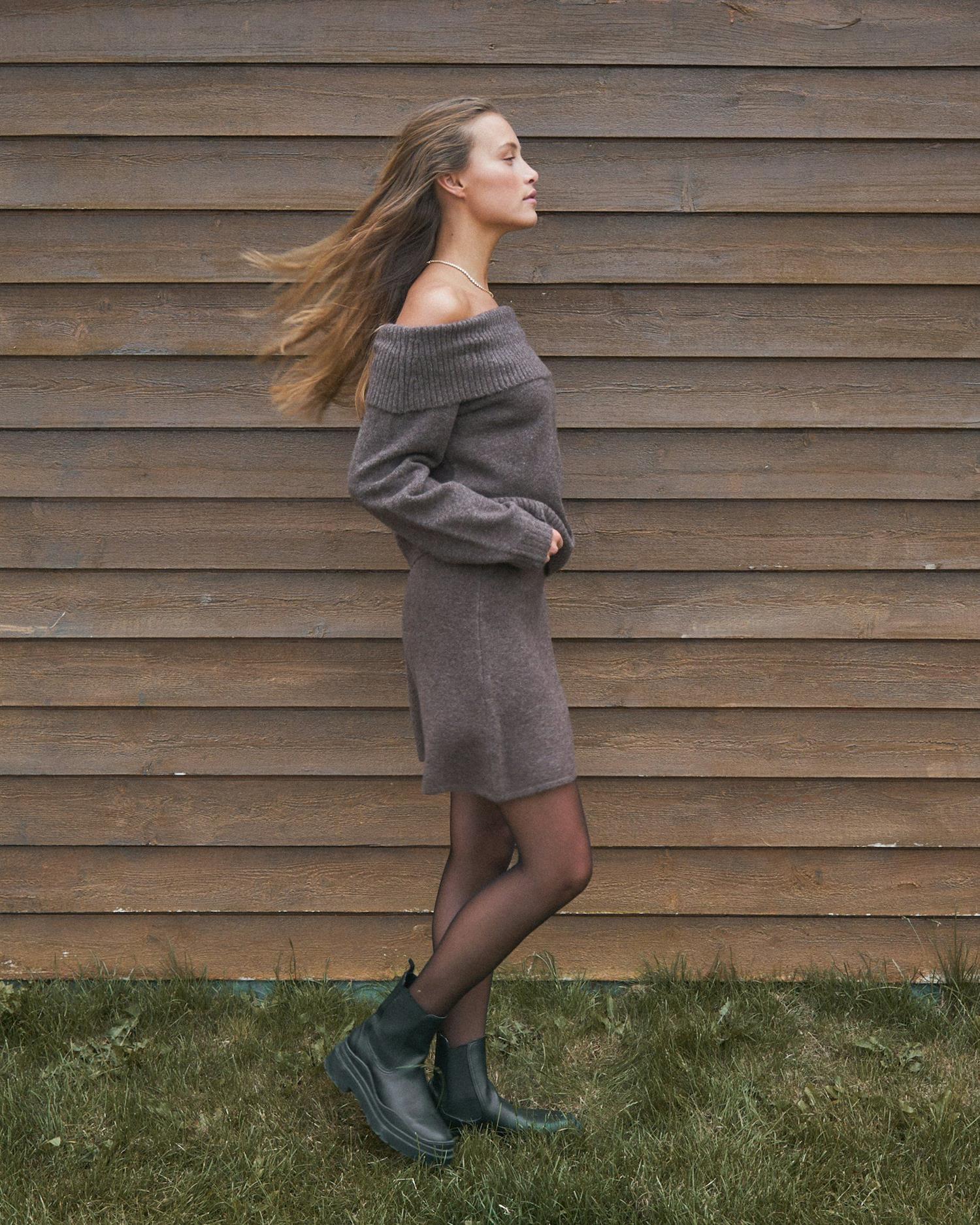 NEO NOIR Gisa Knit Skirt