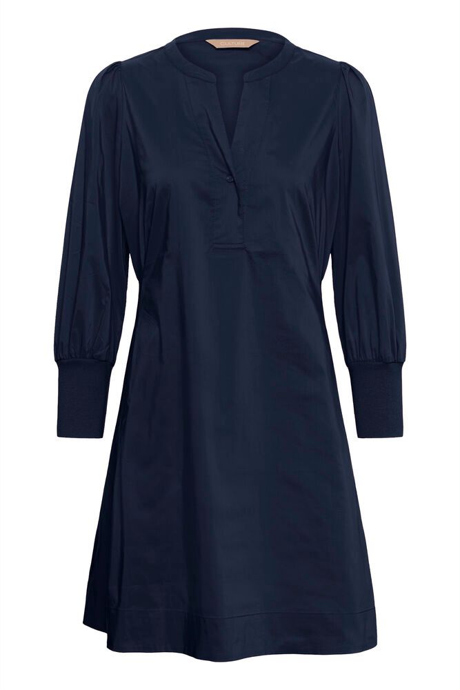 CULTURE Antoinett 3/4 Sleeve Dress Blue