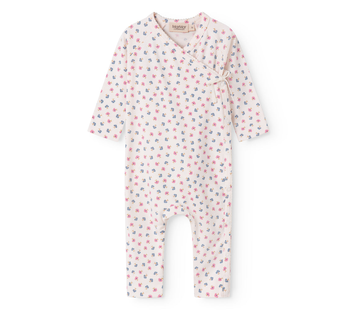 MARMAR COPENHAGEN 0-3ÅR Rula Babydress u/fot,Mini Flower,Newborn Blomstret - Farmor Ingvarda
