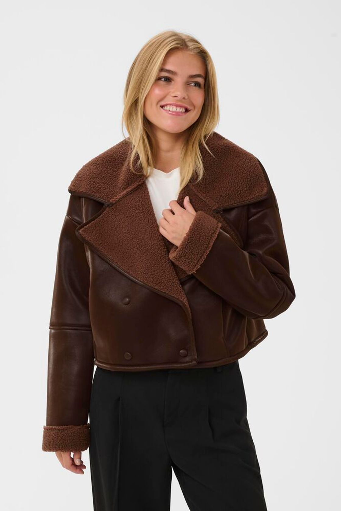 CULTURE Lenny Jacket Coffee Bean