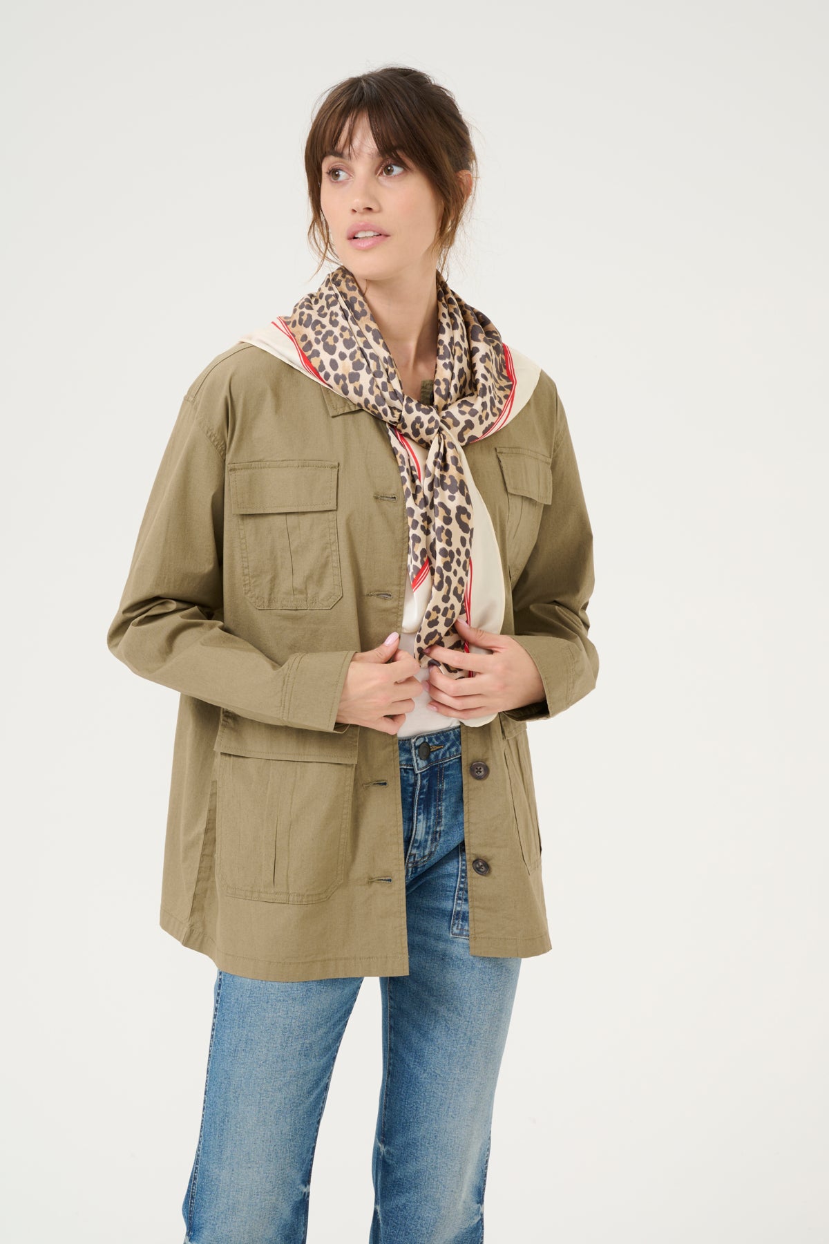 CULTURE Banda Scarf Leopard