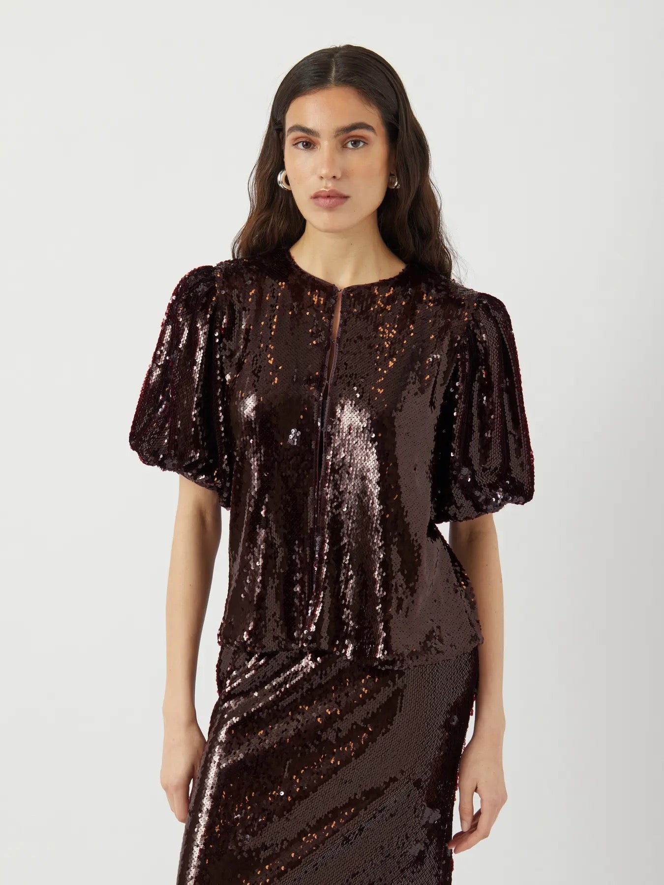 YAS Yasroyalina Sequin Top