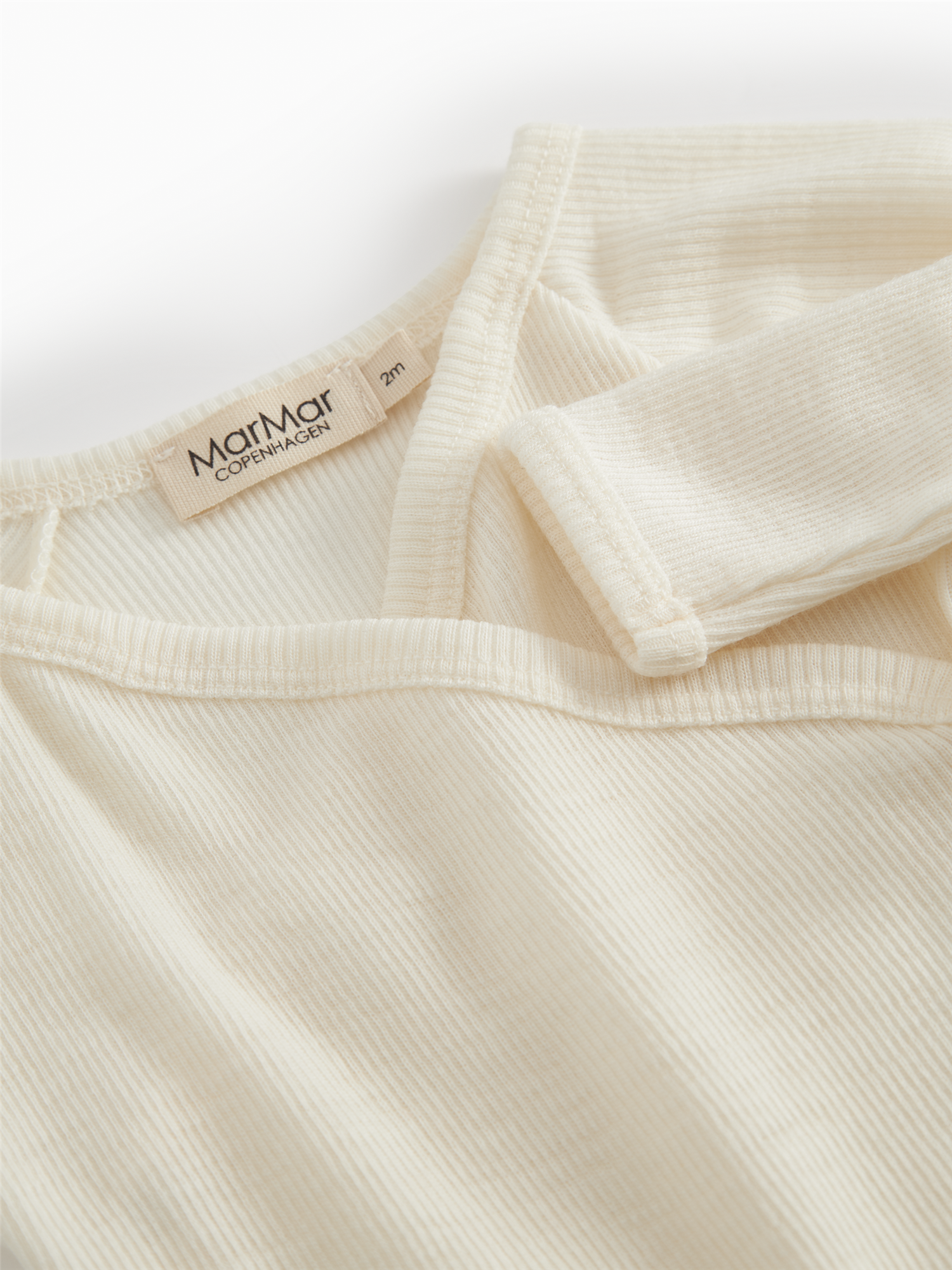 MARMAR COPENHAGEN ULL Belita ullbody,Rib Offwhite