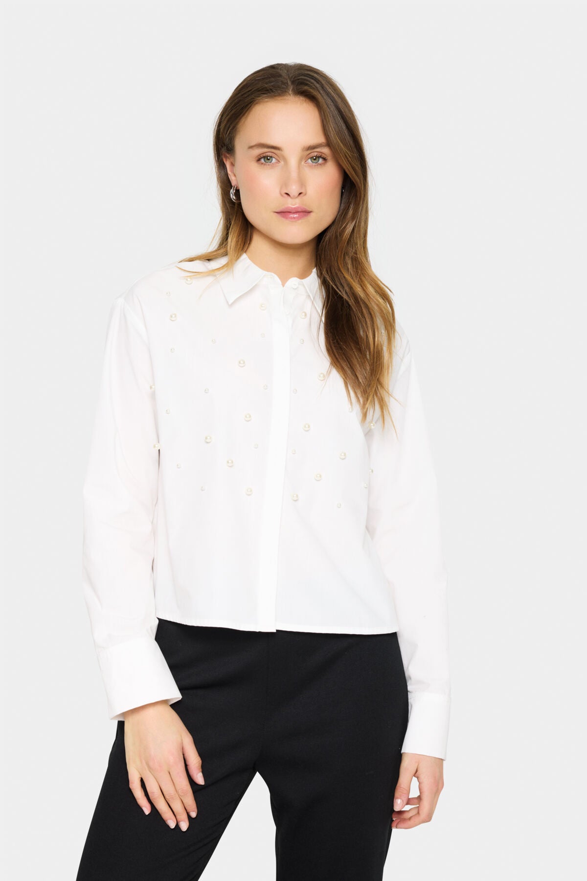 SAINT TROPEZ Lupina Shirt Hvit