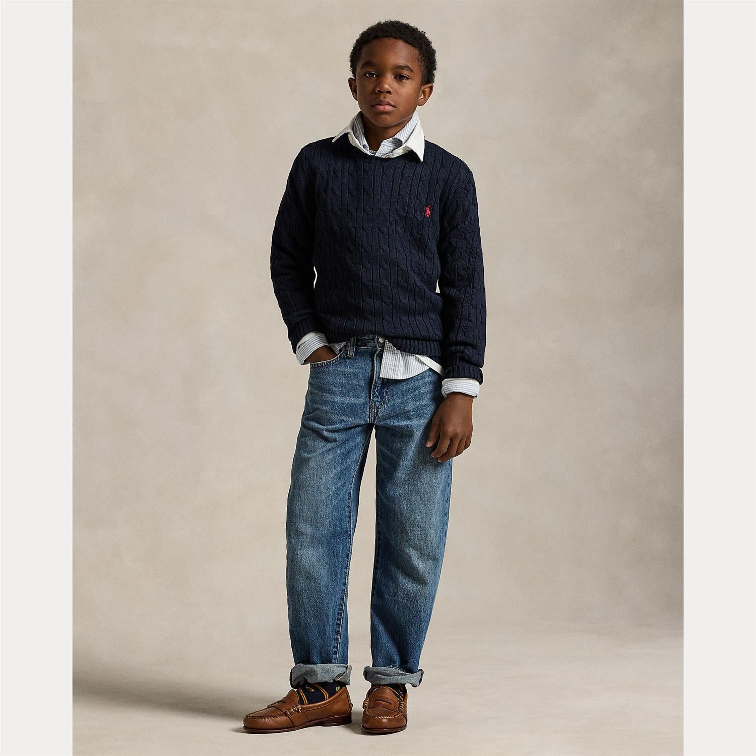 RALPH LAUREN 8-16År Jeans classic Jeans Blå