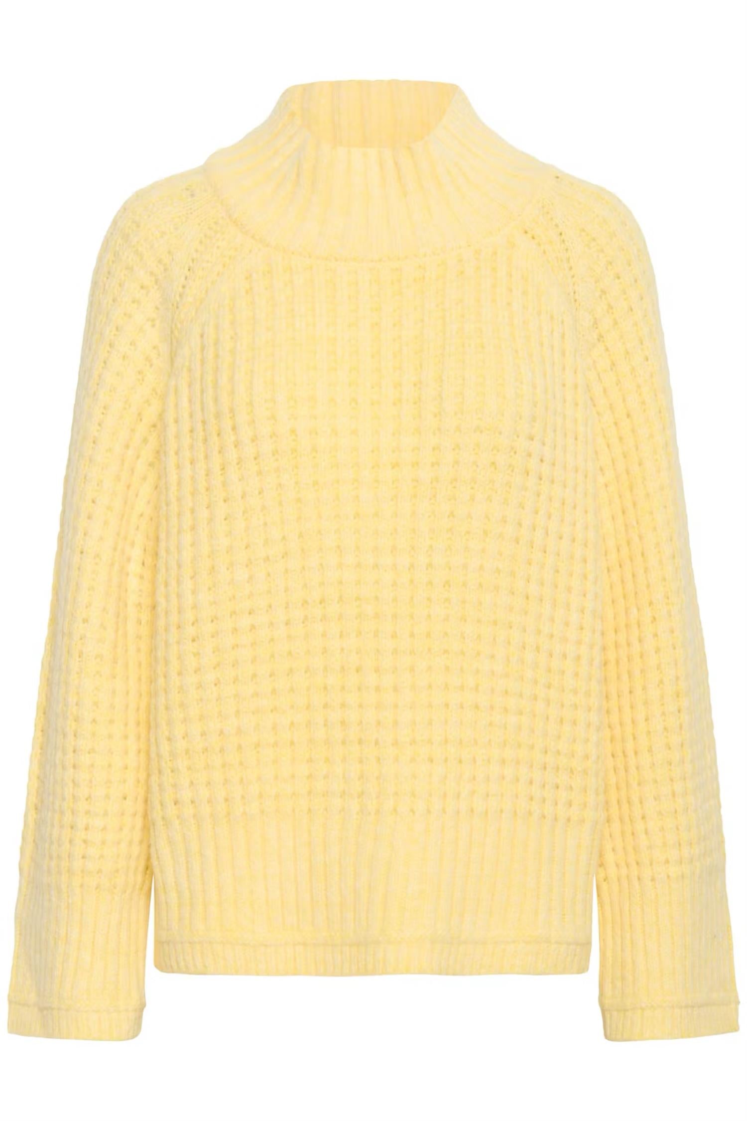 SAINT TROPEZ Orianna Pullover Yellow - Farmor Ingvarda