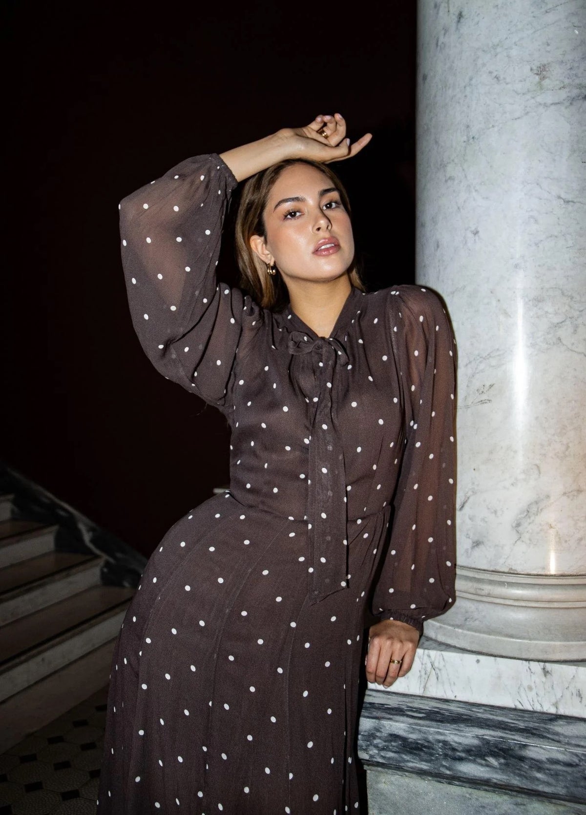 MISSMAYA Daniella Dress French Dot
