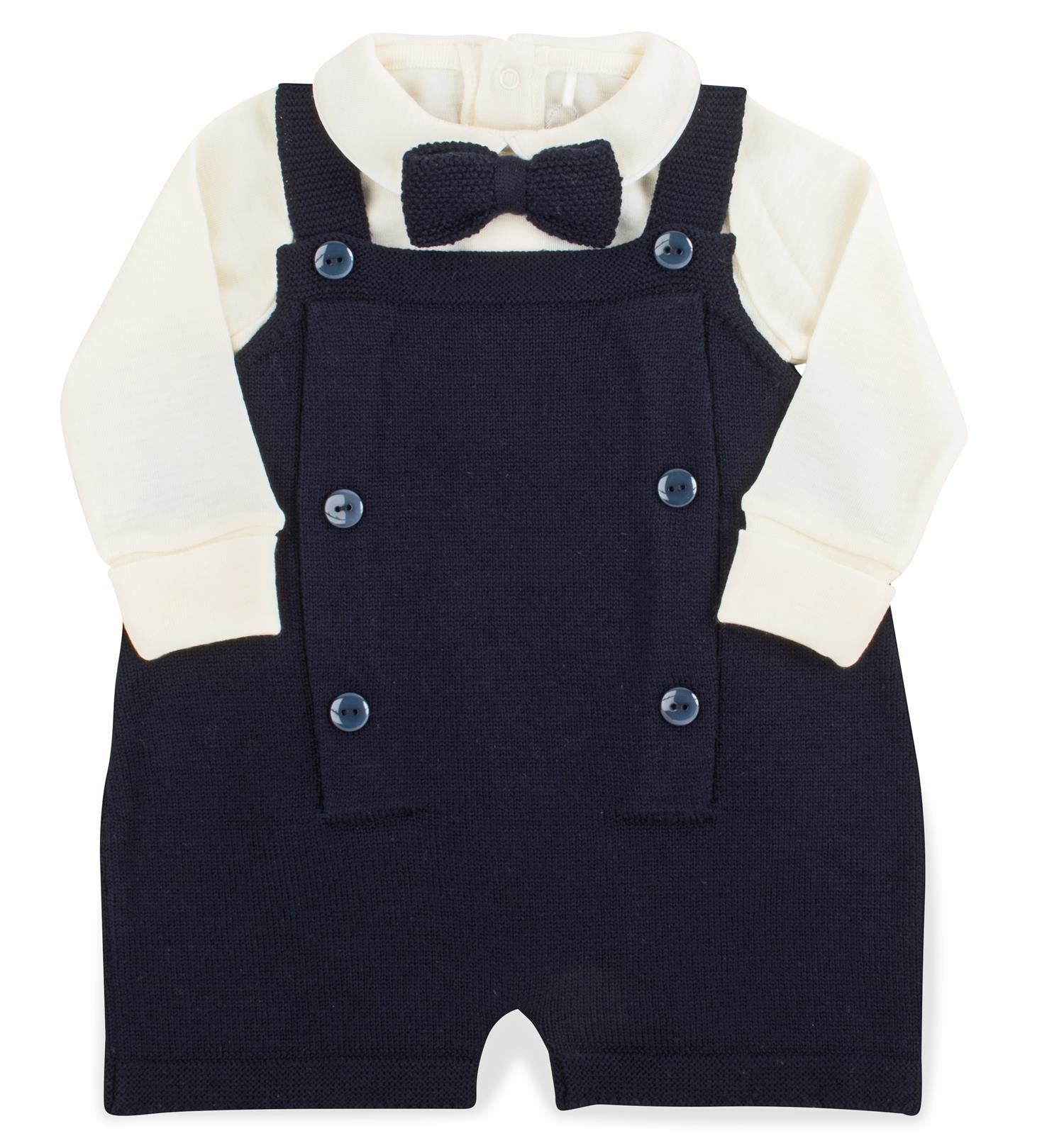 LILLELAM Romper m/knapper Marineblå