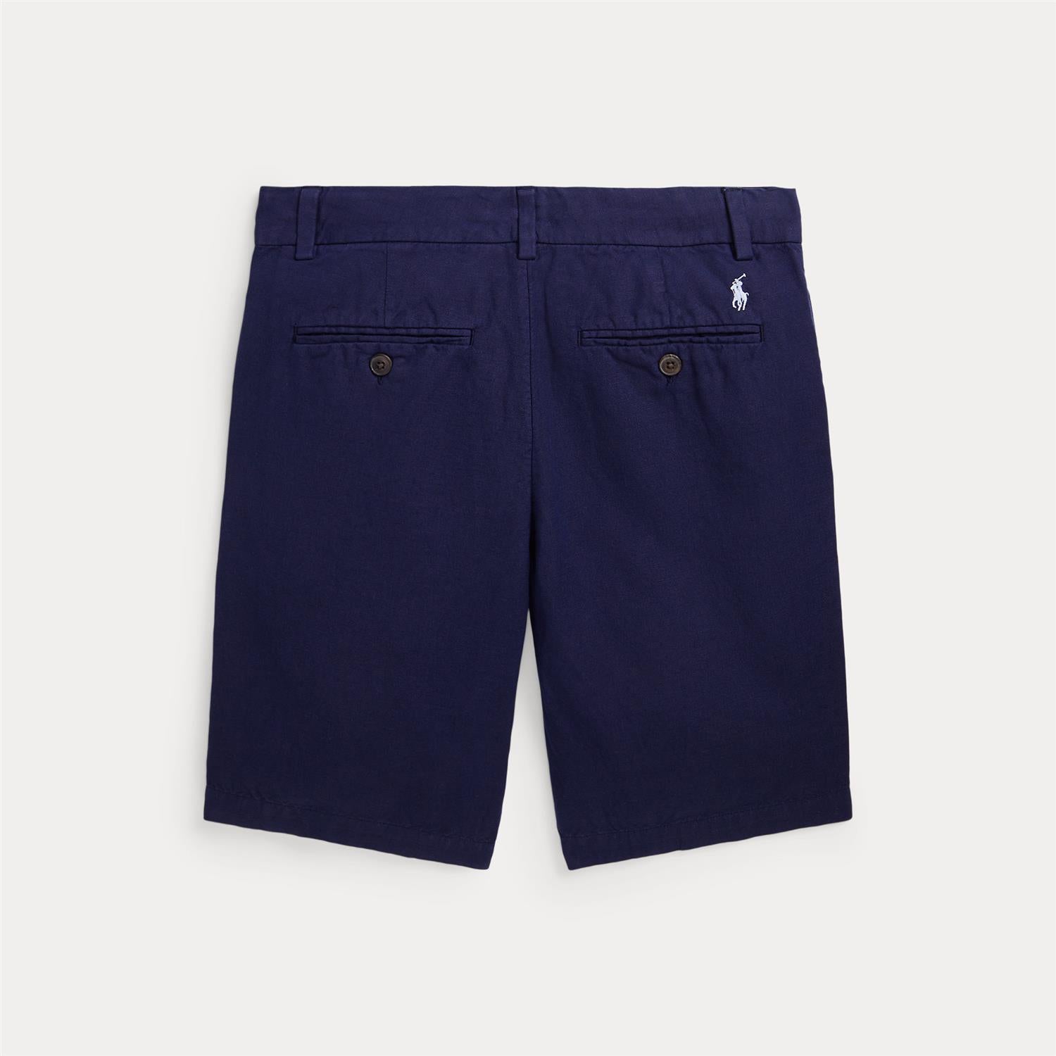 RALPH LAUREN 8-16År Preppy Shorts m/lin,Teens Mørkeblå