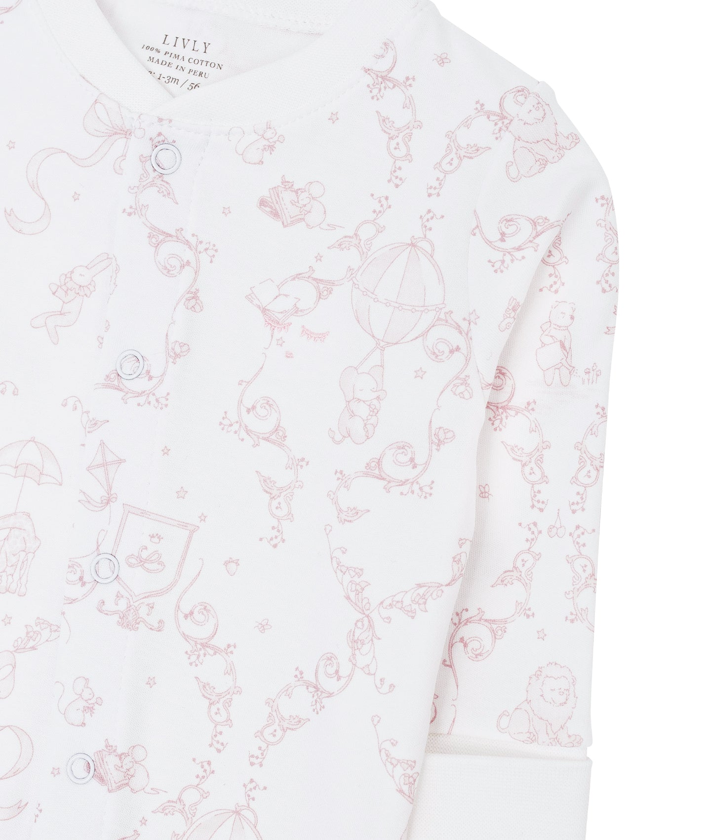 LIVLY Wonderland Overall Hvit/Rosa