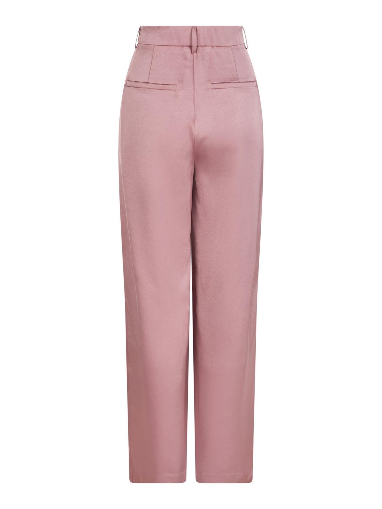 NEO NOIR Emmett Heavy Sateen Pants Rose