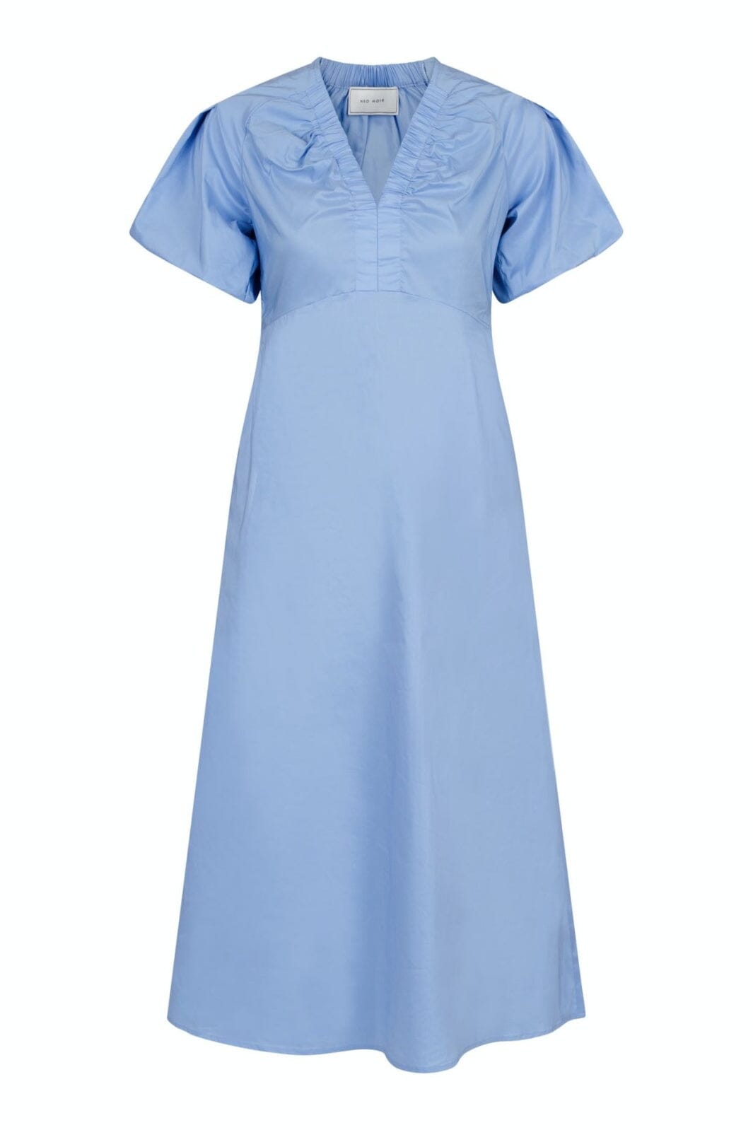 NEO NOIR Illana Poplin dress Sky Blue Blå - Farmor Ingvarda