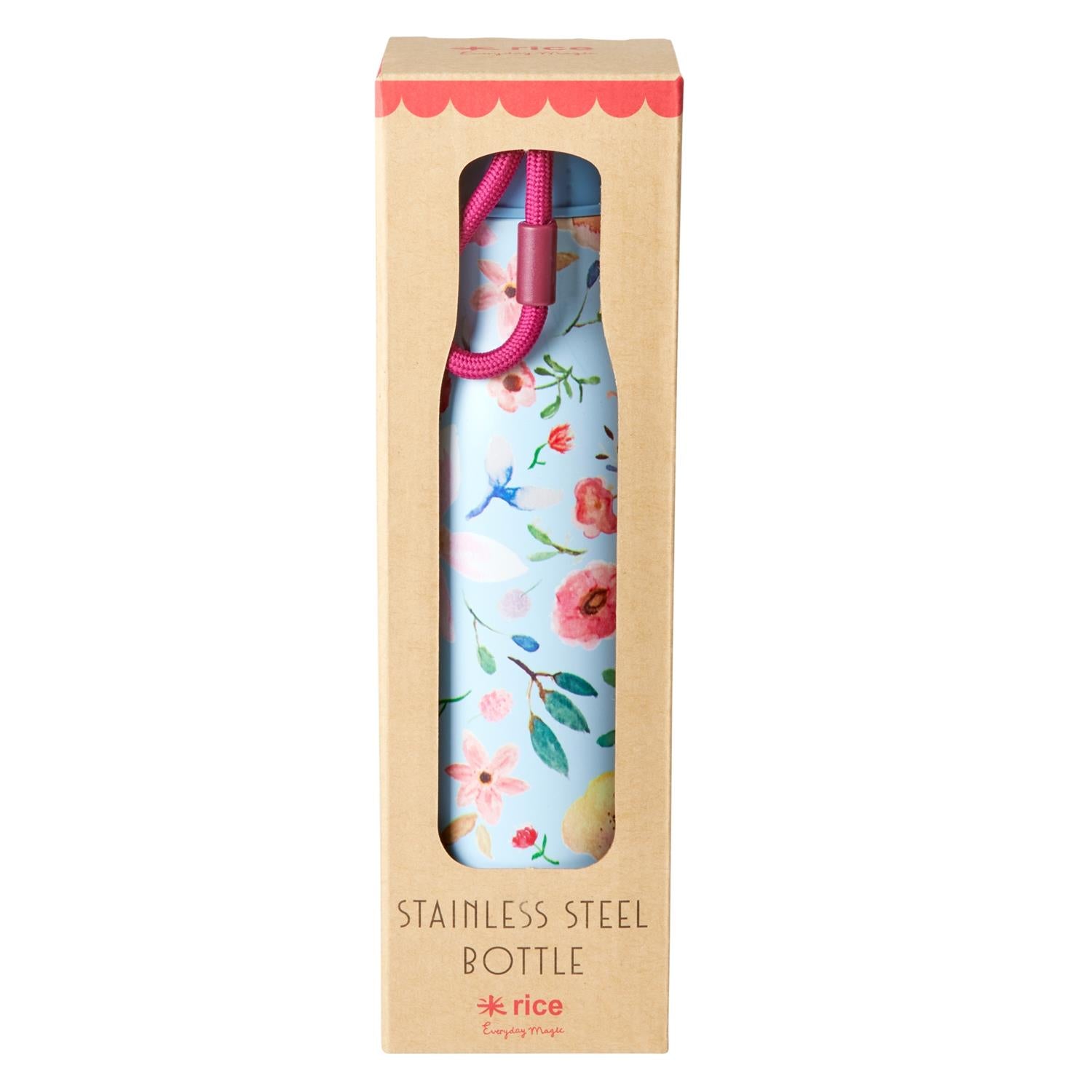 RICE Stainless Steel,500ml,Flowers Blomstret