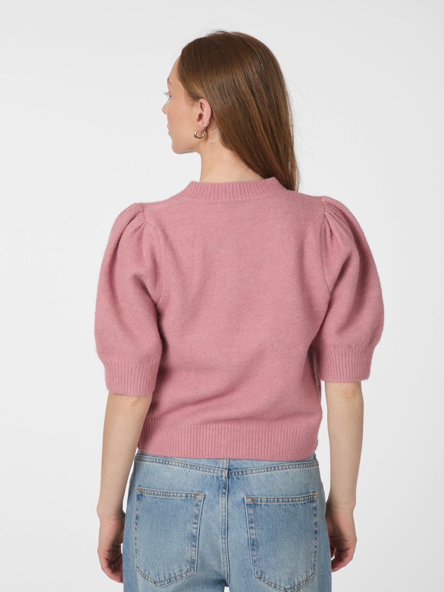 NEO NOIR Trudy Knit Cardigan Rose
