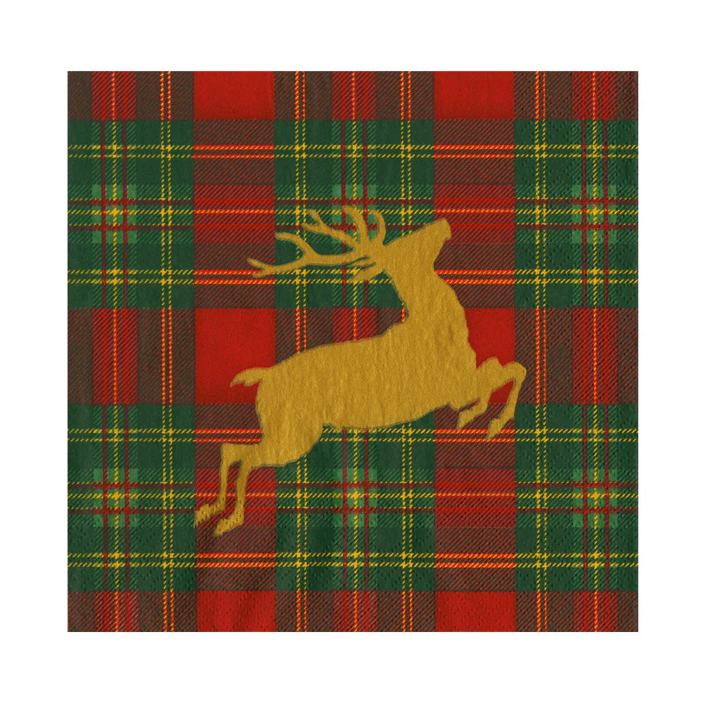 CASPARI Servietter,Reindeer tartan